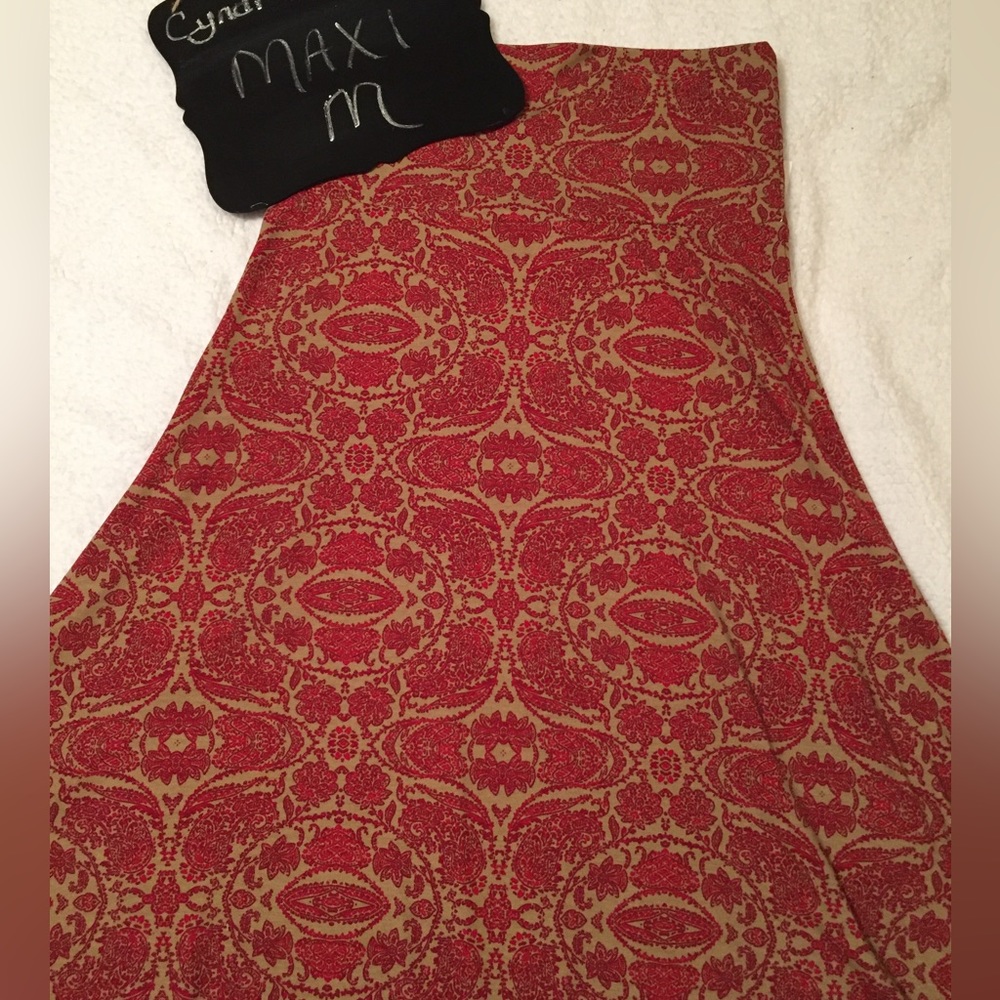 LuLaRoe Maxi Skirt Size M - NWT